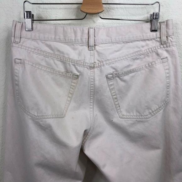 Helmut Lang Masc LoDrainpipe Button Fly Jeans Whit - Picture 8 of 14